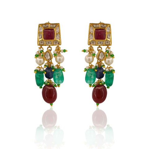 The Royal Navratna Jadau Polki Choker