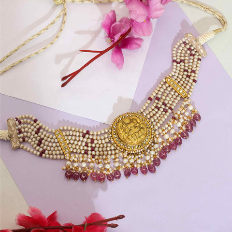 The Divine Laxmi Choker Necklace