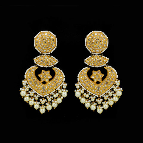 Intricate Polki Bridal Earring