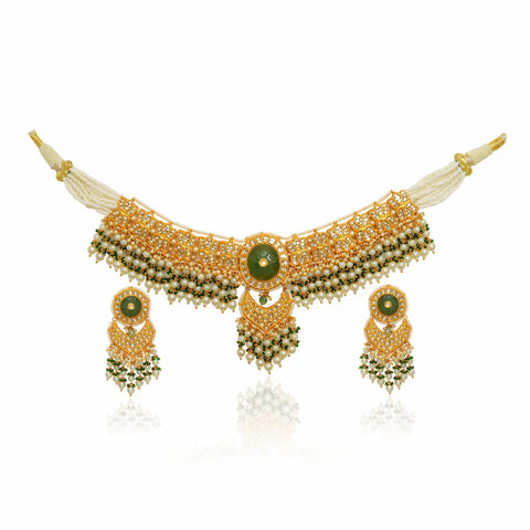 Green Necklace Set