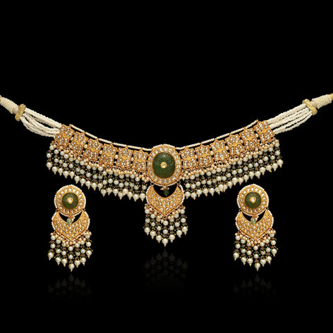 Green Necklace Set