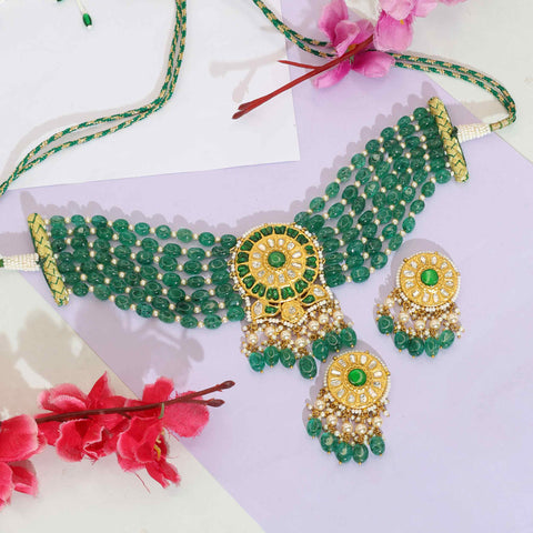 The Emerald Empress Choker Set
