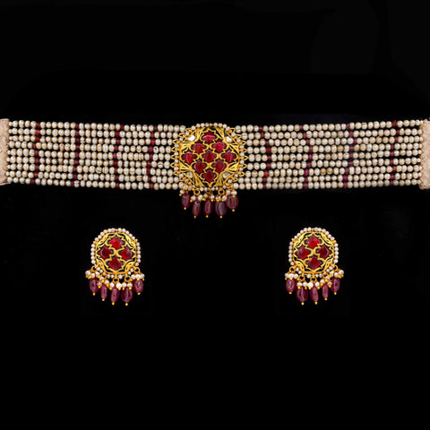 Yashaswini Partash Designe Chocker Necklace Set