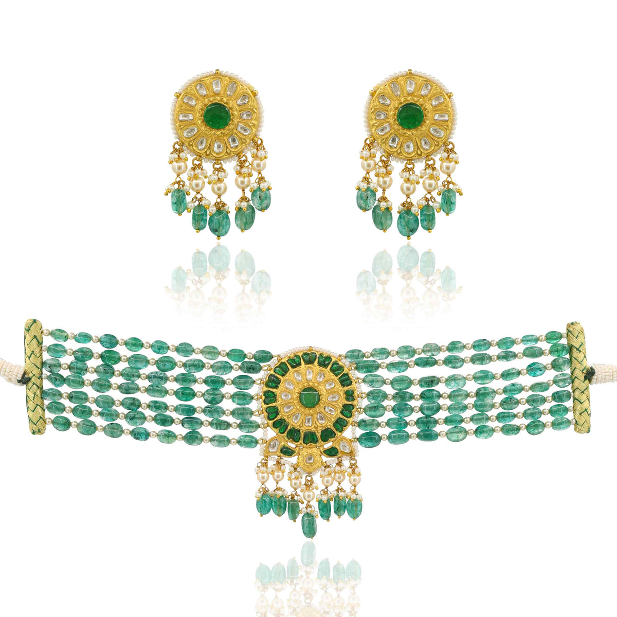 The Emerald Empress Choker Set
