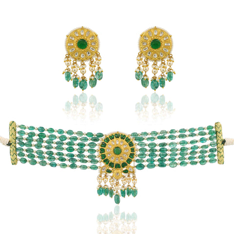 The Emerald Empress Choker Set