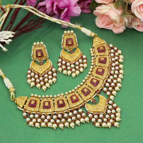 Polki Necklace Set