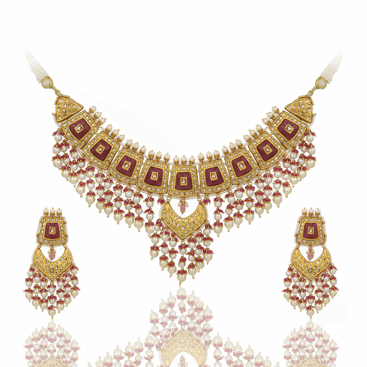 Polki Necklace Set