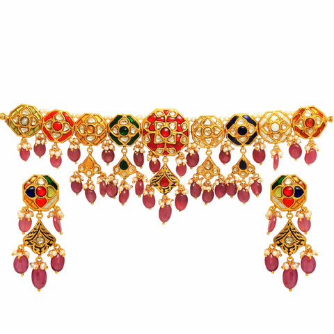 Navratan Choker Set