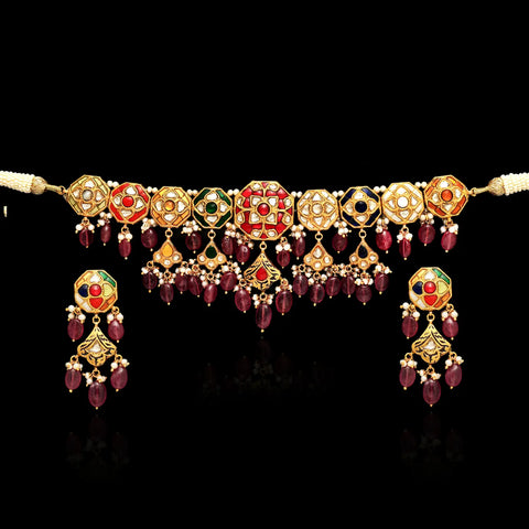 Navratan Choker Set