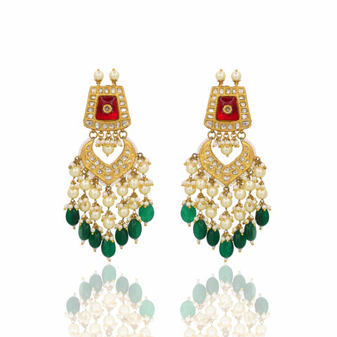 Navratan Necklace Set