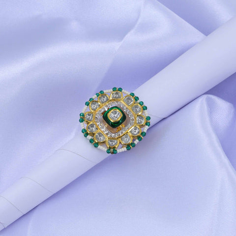 Polki Diamond Traditional Ring