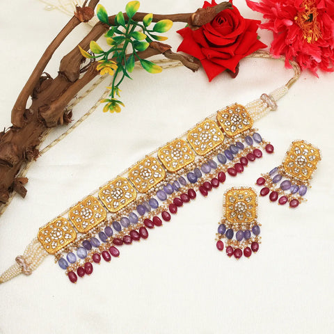 Polki Choker Set