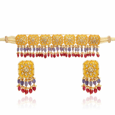 Polki Choker Set