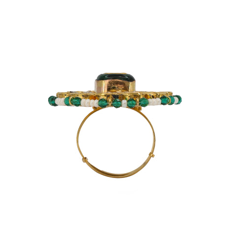 Polki Diamond Traditional Ring