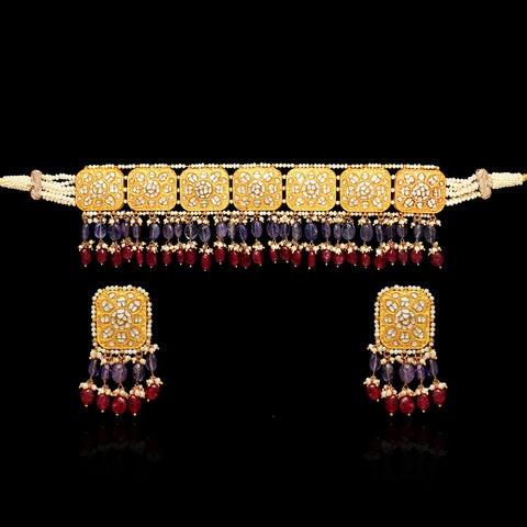 Polki Choker Set