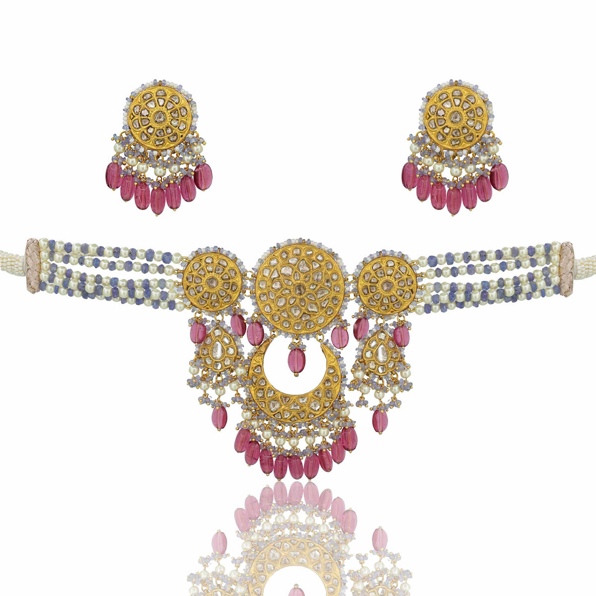 Polki Diamond Chocker Necklace