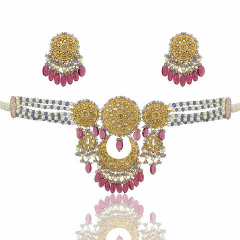 Polki Diamond Chocker Necklace