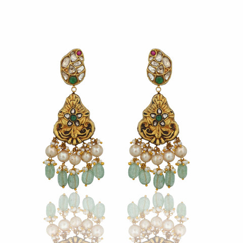 South259 Designed Gold Necklace Set (Hallmark-91.6)