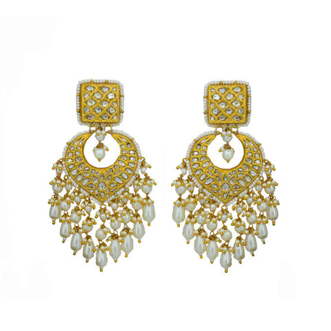 Chand Tara Gold Polki Pendant Set