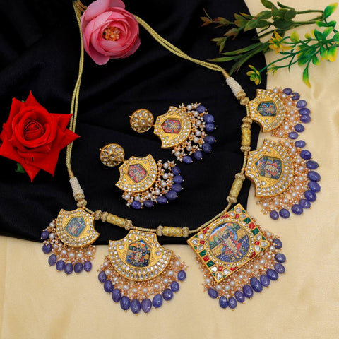Shrinathji Kanthila Necklace