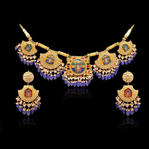 Shrinathji Kanthila Necklace