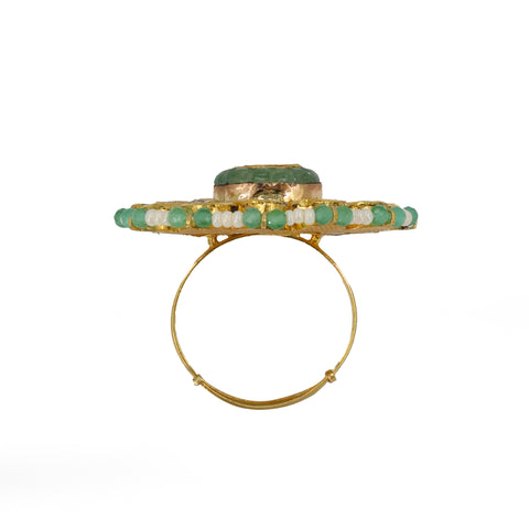 Polki Diamond Ring