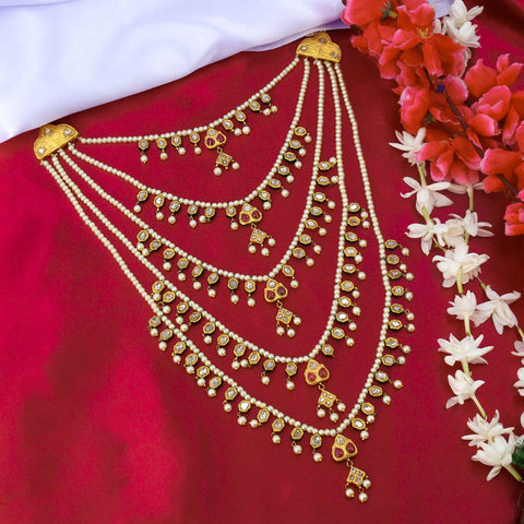 Vijaya Gold Diamond Pachlada Necklace