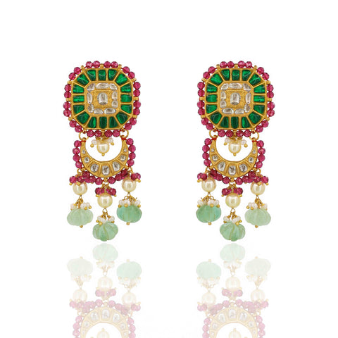 Royal Polki Choker Necklace Set